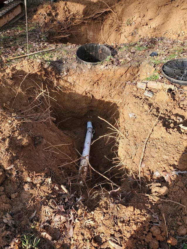 Puddles of water forming around the septic tank or drain field